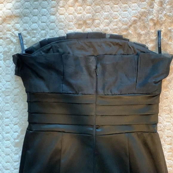 NWOT BeBe Black Strapless Dress - Picture 5 of 6